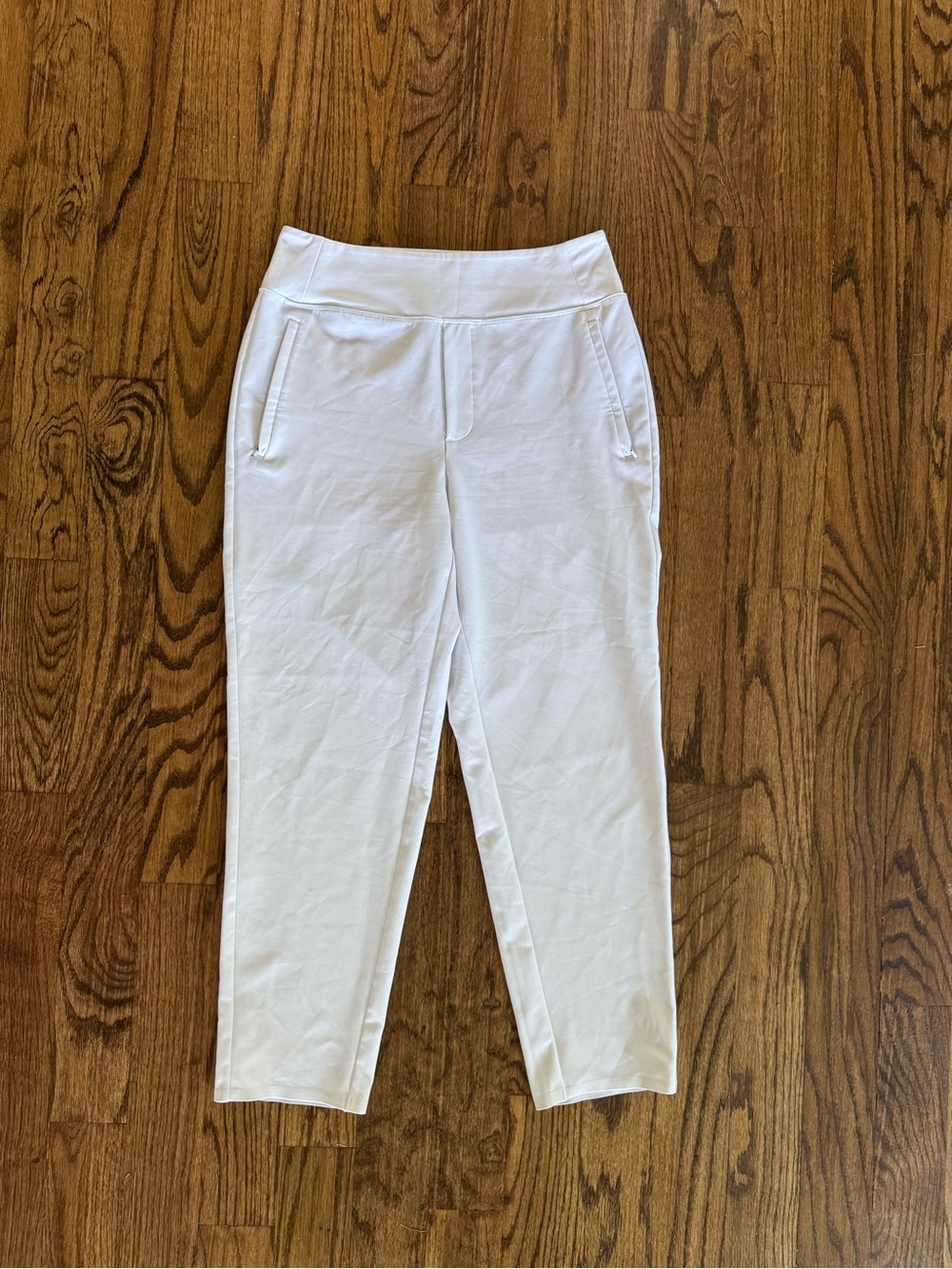 Athleta Endless High Rise Pant Straight Leg Women’s 6 Medium White Slacks Taper - Picture 2 of 8